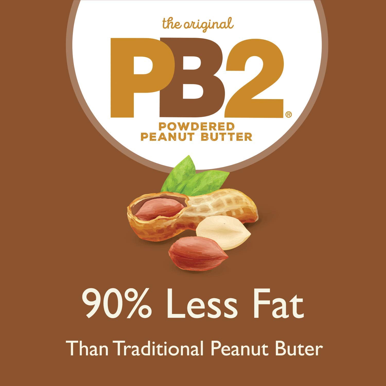 (6 pack) PB2 Powdered Peanut Butter with Chocolate - 6.5 oz