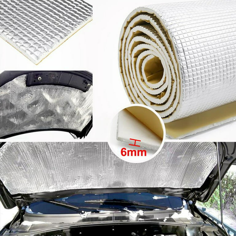 100/50cm Noise Heat Insulation Cotton Auto Sound Deadening Mat Car  Soundproof Cotton Acoustic Heat Foam For Car Hood Engine Door