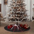 thumbnail image 4 of Fotbe Spider On The Web Pattern Christmas Tree Skirt, Tree Skirts Plush Christmas Decorations, Christmas Tree Skirts Xmas Decorations Holiday Party Decor-36", 4 of 6