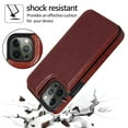 thumbnail image 4 of For IPhone 15 14 13 12 11 Pro Max XR XS Max SE 2022/2020 7 8 Plus Wallet Case With Card Holder, PU Faux Leather Kickstand Card Slots Case, Double Magnetic Clasp And Durable Shockproof Cover, 4 of 5