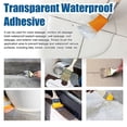 thumbnail image 2 of 100g Transparent Waterproof Sealant Leak Repair Paint for Tile Cracks, 2 of 10