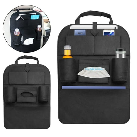 Back Seat Entertainment Organizer - Auto Car Seat Back Multi-Pocket Hanging Bag Storage Organizer Holder Accessory