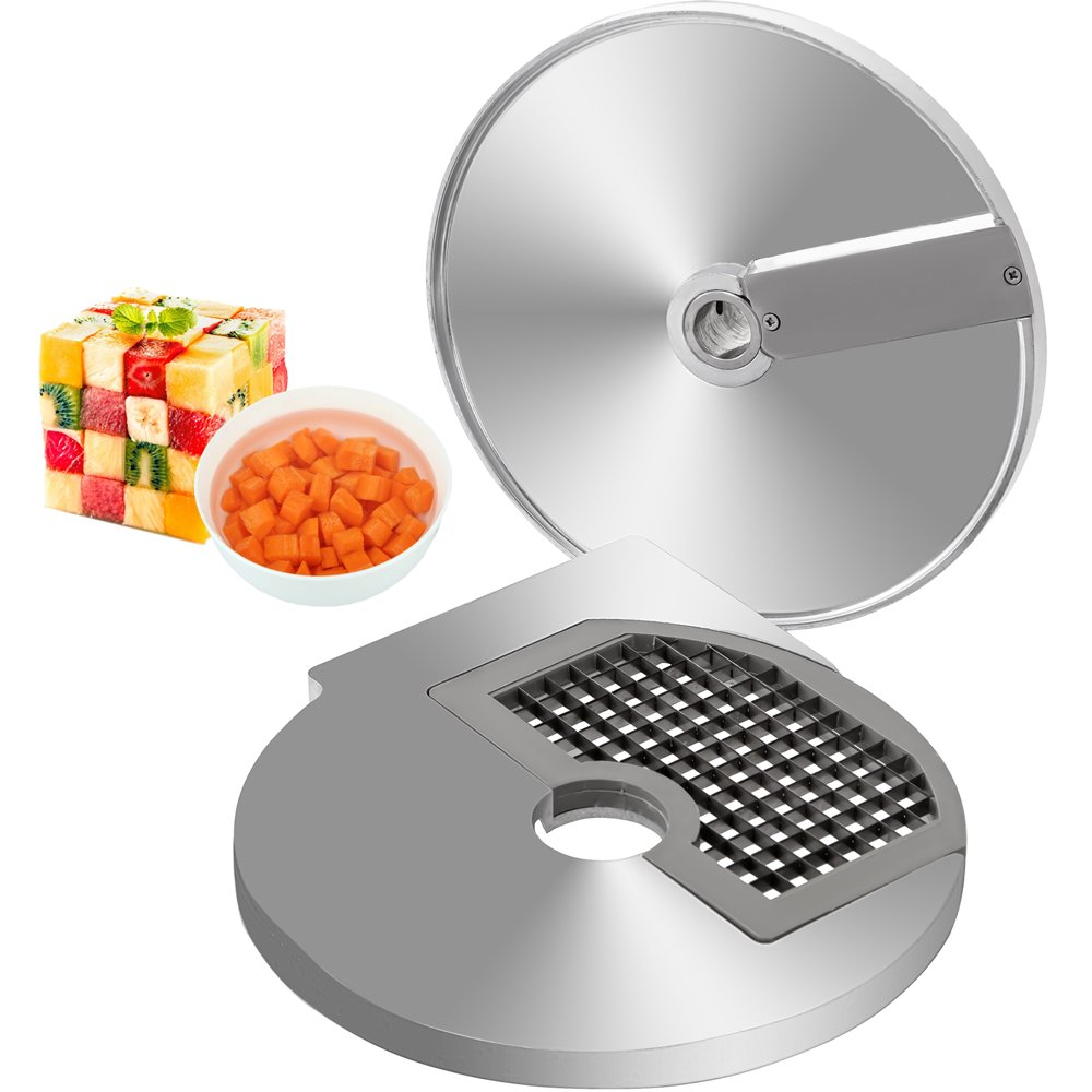 VEVOR Dicing Grid 0.4"x0.4" Dices, Vegetable Cutter Disc 420 Stainless