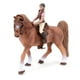 thumbnail image 5 of 2pcs Animal Figure Competition with Detachable Figurine Statue for children 3- Old Gifts marrón01 Yotijar Juego de figuritas de caballos, 5 of 8