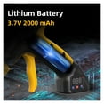 thumbnail image 3 of Batterie au Lithium Sans Fil 60w Pistolet à Colle Thermofusible Affichage Numérique Température Réglable Utilisation Bâton de Colle 7mm Outil de Réparation Sans Fil, Ignifuge, 3 of 7