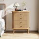 thumbnail image 1 of Qinaqin 4- cm de Profundidadrawer Vertical Almacenamiento Gabinete M ProfundidadF + Iron Suave Frame con Lines Anchoild Oak Color para Dormitorio, 1 of 7