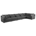 thumbnail image 5 of Sasha 6-Piece Upholstered Modular Sectional Barely Black, 5 of 18