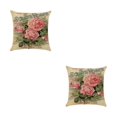 thumbnail image 3 of Maytalsory Easy To Change Flowers Pillowcase Addition To Home Decor Polyester Decorative Pillow Cushion Covers Soft Durable kztym001-7 2Set, 3 of 6