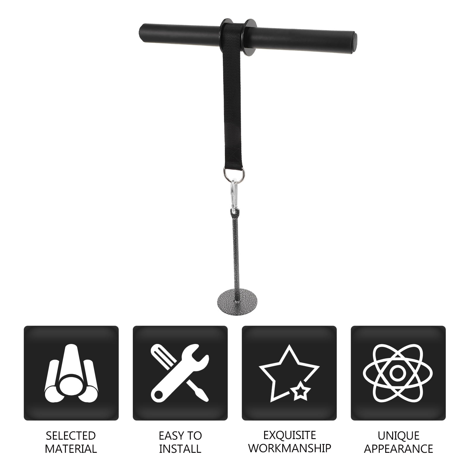 LULULION 1Set Black Forearm Wrist Trainer Exercise Device for Grip Strength and Endurance