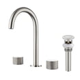 thumbnail image 2 of Kibi Circular X 8" Bathroom Sink Widespread Faucet with Drain Assembly, 2 of 3