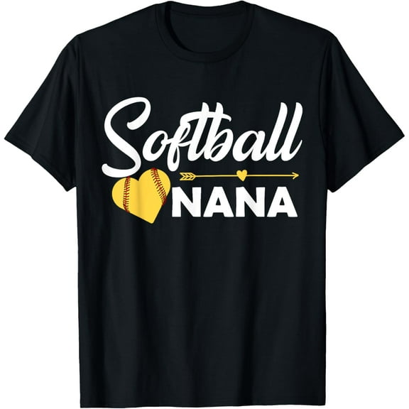 Ball Nana Love Playing Baseball Softball Games Gift T-Shirt tee
