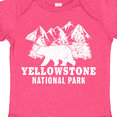 thumbnail image 4 of Inktastic Yellowstone National Park with Bear Mountains and Trees Boys or Girls Baby Bodysuit, 4 of 5