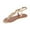 Rose Gold, variant on Clearance VerPetridure Women's Sandals Summer Casual Clip-Toe Shoes Flats Casual Beach Sandals