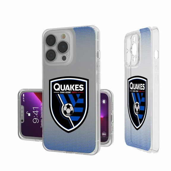 Keyscaper San Jose Earthquakes Linen Logo iPhone Clear Case