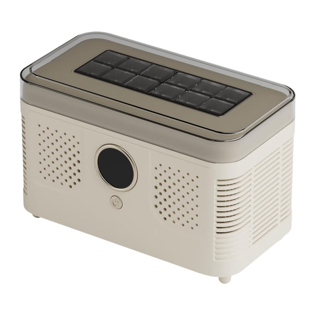 simhoa Mini Desktop Ice Maker Countertop Fast Making for Dormitory Picnic Household White