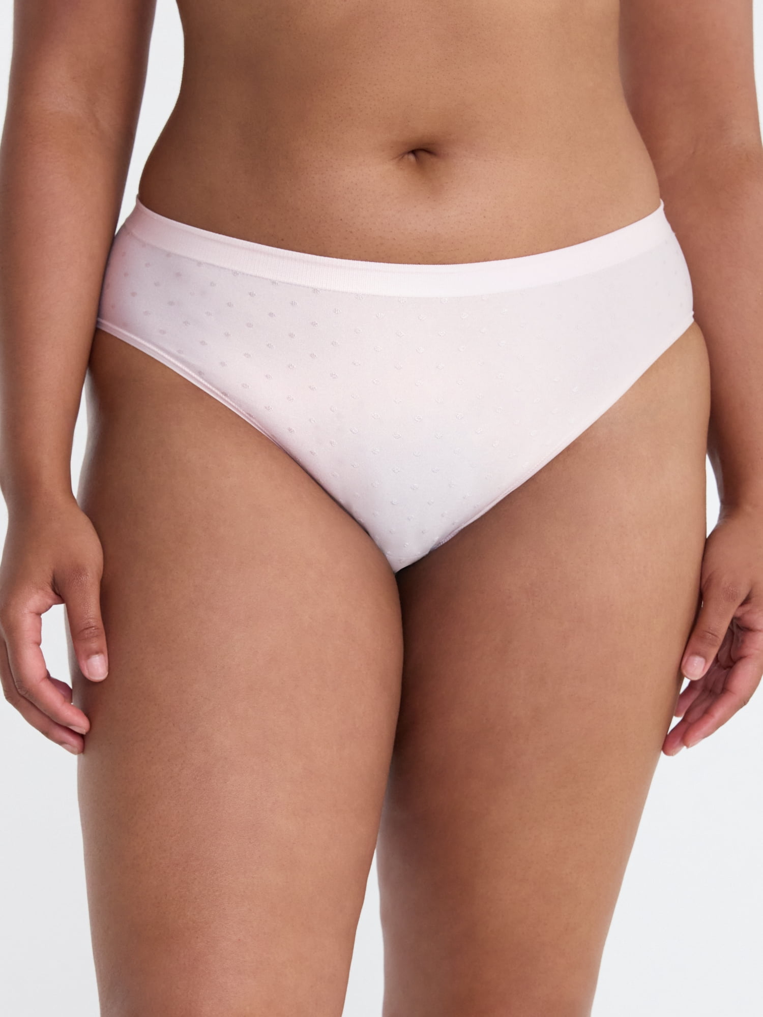 Joyspun Women's Seamless Bikini, 3-Pack, Sizes XS-XXXL