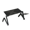thumbnail image 2 of Laptop Table Adjustable 15kg Notebook Foldable Computer Stand Stand Metal 360掳 Foldable Computer Holder, Black, Air Hole, 2 of 9