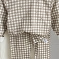 thumbnail image 4 of masbird Toddler Baby Boy Girl Pajamas Set Kids Sleepwear 2 Pcs Pjs Long Sleeve Top and Pants Jammies Sets Fall Winter 6-12 Months 12-24 Months 2t 3t 4t 5t 6t 7t 8t 9t(Coffee,3-4 Y), 4 of 4