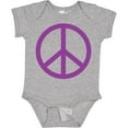 thumbnail image 3 of Inktastic Purple Peace Sign Boys or Girls Baby Bodysuit, 3 of 5