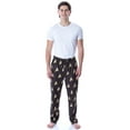 thumbnail image 2 of Star Trek The Original Series Men's All-Over Print TOS Starfleet Insignia Badges Lounge Pajama Pants Sleepwear, 2 of 6