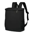 thumbnail image 1 of Mochila más fresca, mochila más fresca, bolsa térmica suave impermeable con aislamiento, mochila térmica para hombres y mujeres, camping, senderismo, Negro, 1 of 8
