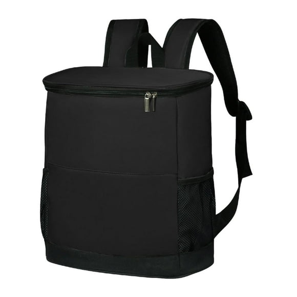 Mochila térmica, mochila térmica aislante, bolsa térmica para hombres y mujeres Negro