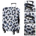 thumbnail image 5 of Blue and Dark Blue Leopard Pattern Luggage Cover Fashion Suitcase Cover Baggage Covers Fit 25-28 Inch Luggage (Go Travel), 5 of 5