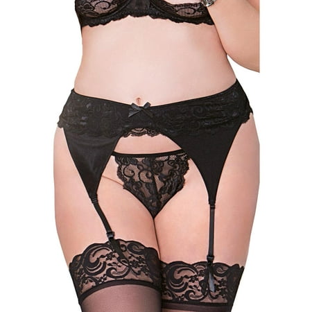 Sexy Plus Size Full Figure Lace Thong Panty (Ladies Best Figure Size)