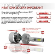 For Ford FOCUS 2012-2018 LED Headlight Bulbs,H1 High Beam+H11 Low Beam+H11 LED Fog Light Bulbs,6pcs
