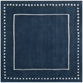thumbnail image 7 of SAFAVIEH Bella Danita Bordered Wool Area Rug, Navy Blue/Ivory, 4' x 6', 7 of 7