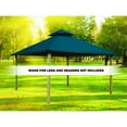 thumbnail image 3 of ACACIA AGOK14- OZ GREEN 14 sq. ft. Gazebo Roof Framing & Mounting Kit with Oz Green Outdura Canopy, 3 of 4