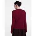 thumbnail image 4 of Scenario Women's Oversized Tee with Long Sleeves, Sizes XS-XXXL, 4 of 6