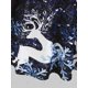 thumbnail image 4 of Vestido de Navidad de Talla Grande con Estampado de Alce de Panel de Encaje Rosegal Vestidos Estampados Tallas Grandes, 4 of 5