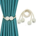 thumbnail image 1 of 2 clips magnéticos para sujetar cortinas, sujetadores decorativos para cuerdas, sujetadores para cortinas, soporte para cortinas para ventanas, sujetar cortinas, lazos para cortinas Adepaton 2034743-2, 1 of 9