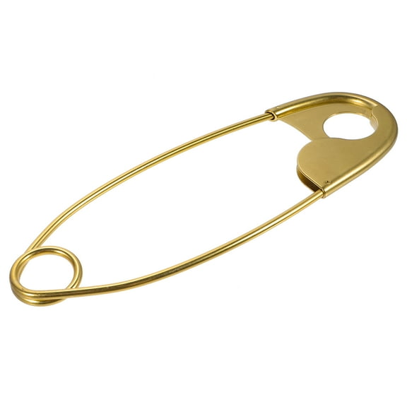 Hemoton  Giant Safety Pin Wall Decor Signs 22cm Oversized Easy Hanging