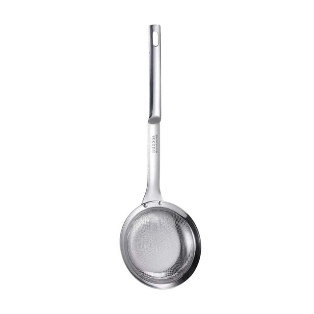 304 Stainless Steel Oil Leak Proof Spoon, Kitchen Multi-Function Filter Spoon, Oil Removal & Foam Separation Spoon, Essential Kitchen Gadget for Healthy Cooking & Food Prep