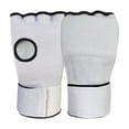 thumbnail image 1 of Siruishop Gants de Boxe Demi-Doigt pour Sparring MMA Muay Thai Blanc, 1 of 8