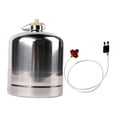 thumbnail image 4 of Botella de Gas de Acero Inoxidable shamjiam Cilindro Inflable Tanque de Gas 3L, 4 of 8