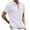 White 05160, variant on Polo Shirts for Men Solid Linen Pull-On Golf Tees Summer Tops Lightweight Breathable Fashion Short Sleeve Henley Shirts with Pocket