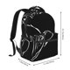 thumbnail image 2 of Balery French Bulldog Mochila Escolar Impresa, Mochila Ligera para Viajes Casual, Mochila Duradera y Cómoda Multifuncional, Mochila para Laptop-One Size, 2 of 5
