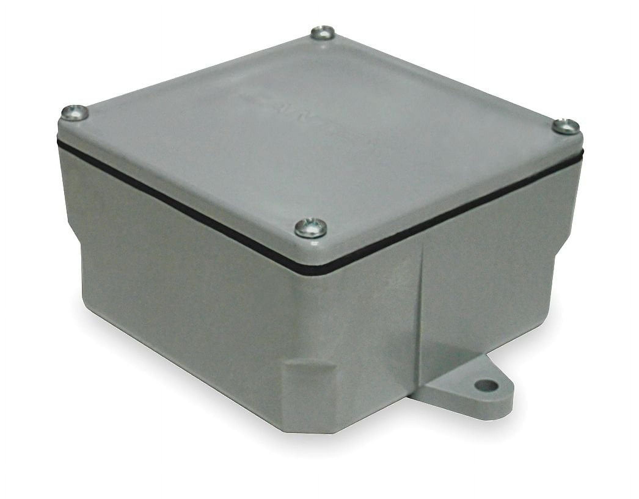 Cantex Electrical Box,PVC,6-3/4x6-3/4x4-1/8 in. 5133710 - Walmart.com