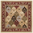 thumbnail image 6 of SAFAVIEH Lyndhurst Abigail Traditional Bordered Runner Rug, Multi/Red, 2'3" x 16', 6 of 7