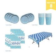 Oktoberfest Haus Oktoberfest Party Bundle with Bavarian German Oktoberfest Party Decorations Essentials Including Napkins, Plates, and Cups