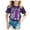 Purple, variant on ibiyuan Clothes For Boys,Purple Childrens T Shirt Month Flag Childrens Short Sleeve T Shirt Top