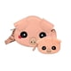 thumbnail image 1 of SET de 2 Piezas: BOLSA y MONEDERO en forma de PUERQUITO, Diseño de Animalitos, CERDITO, COCHINITO, Color Rosa, Moda Kawaii, Novedoso y Encantador., 1 of 5