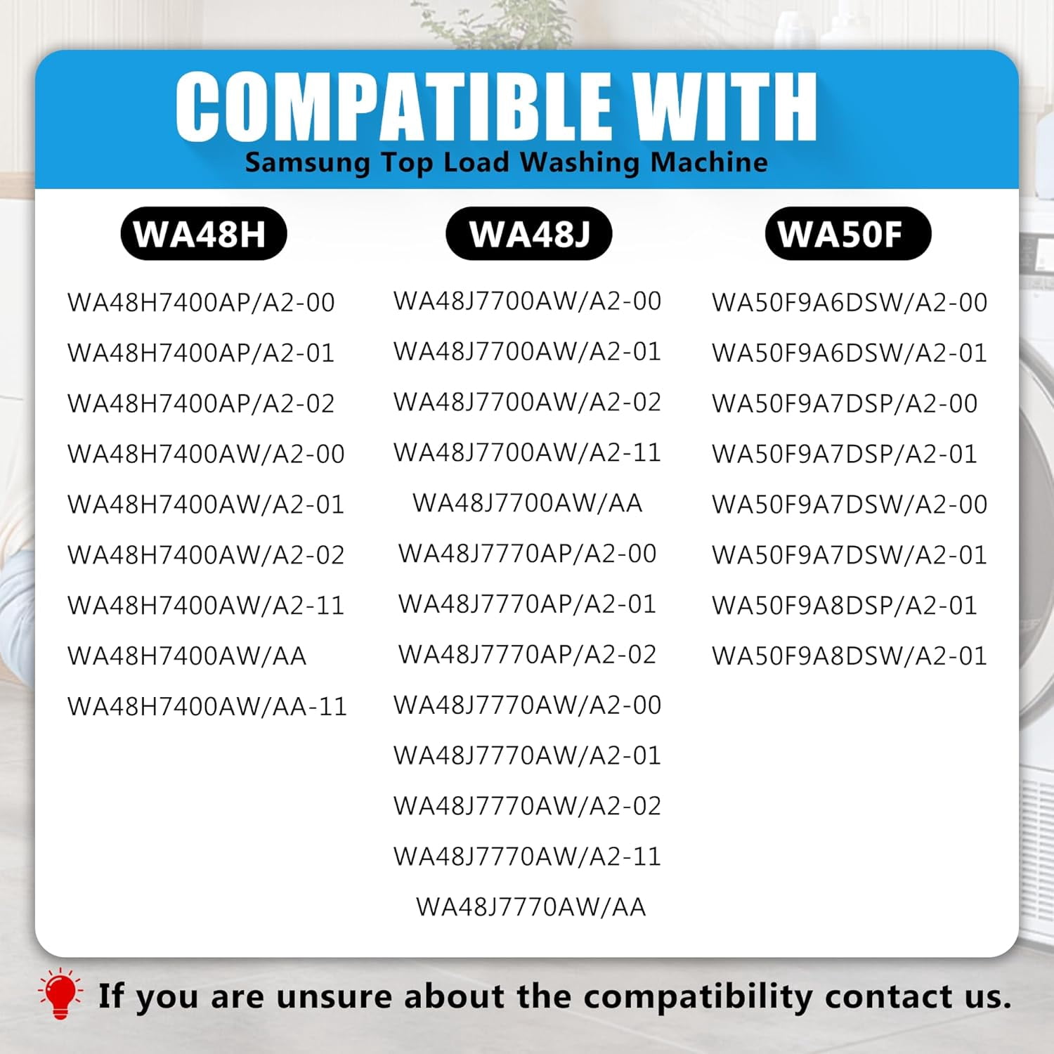DC97-16350V Suspension Rods for Samsung Washer, Replacement for Samsung Washer WA54R7200AW/US WA54R7600AC/US WA54R7200AV/US WA54R7600AV/US WA54R7600AW/US Suspension Rods (27.6in)
