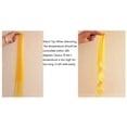 thumbnail image 3 of Transemion Multi Colours Rainbow Clip In Highlight Streaks Festival Long Hair Extensions yellow, 3 of 6