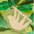 thumbnail image 4 of Wood Sloth Cutout, Unfinished Birch, 13.75 Inches, Package of 5, Perfect for Nursery and Home Décor, Crafts and DIY Projects by Woodpeckers, 4 of 6