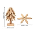 thumbnail image 5 of Hot Dish Coaster with Tree-shaped innovative Tree Shape Trivet Set for Elegant Table Setting, 5 of 5