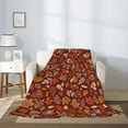 thumbnail image 2 of Rateoe Autumn Forest3 Pattern Flannel Throw Blanket, Ultra-soft Blanket for Bed, Couch, Car, Hypoallergenic Anti-pilling blanket-60"x50"(Vertical), 2 of 6